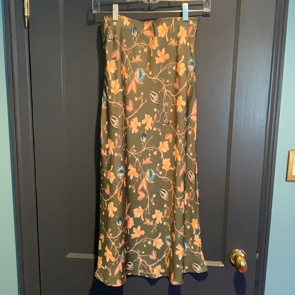 COPY - NWT Urban Outfitters Silk Floral Slip Skirt